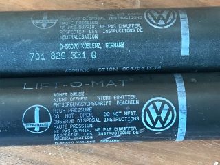 bontott VW TRANSPORTER Gázrugós Kitámasztó Teleszkóp Pár Csomagtérajtó