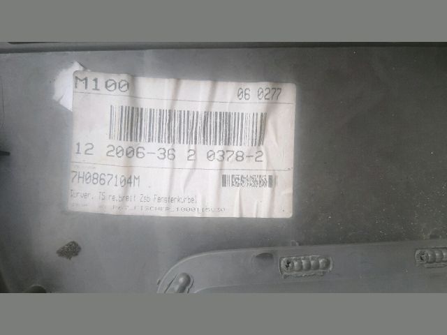 bontott VW TRANSPORTER Jobb első Ajtó Kárpit