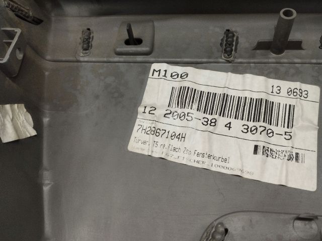 bontott VW TRANSPORTER Jobb első Ajtó Kárpit