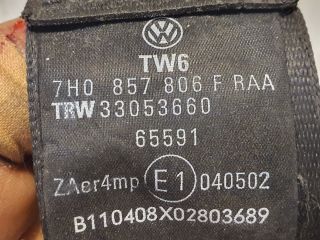 bontott VW TRANSPORTER Jobb első Biztonsági Öv