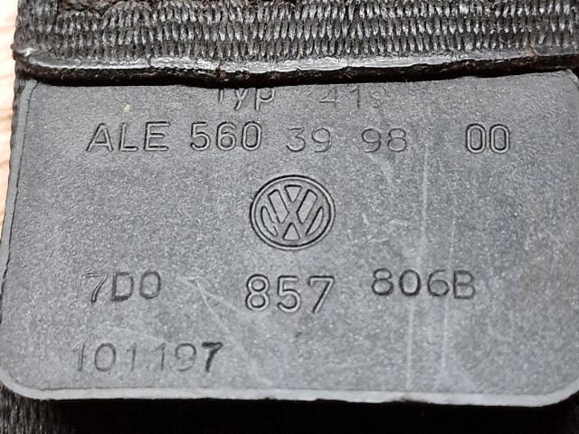 bontott VW TRANSPORTER Jobb első Biztonsági Öv