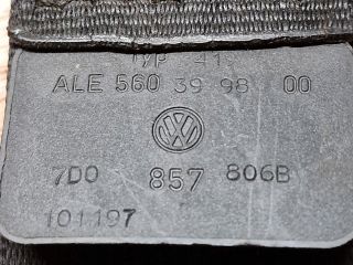 bontott VW TRANSPORTER Jobb első Biztonsági Öv