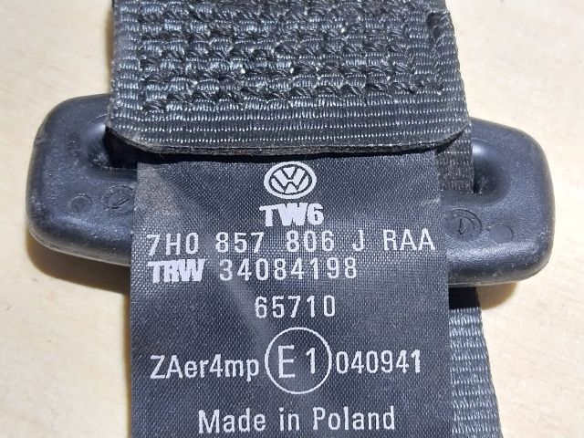 bontott VW TRANSPORTER Jobb első Biztonsági Öv