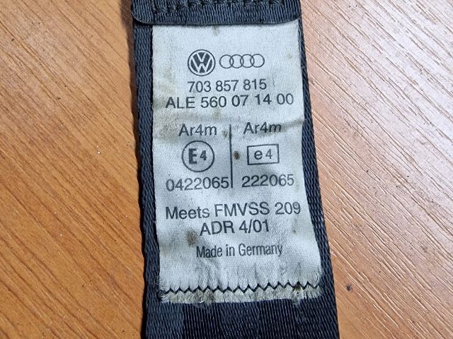 bontott VW TRANSPORTER Jobb hátsó Biztonsági Öv