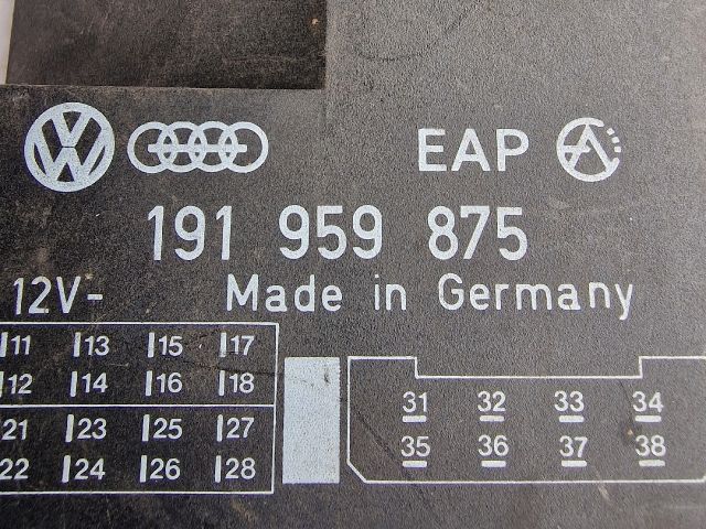 bontott VW TRANSPORTER Komfort Elektronika