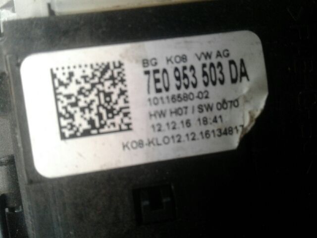 bontott VW TRANSPORTER Komplett Kormánykapcsoló (Bajuszkapcsoló)