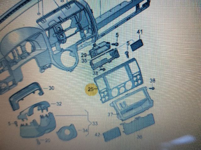 bontott VW TRANSPORTER Középkonzol Keret