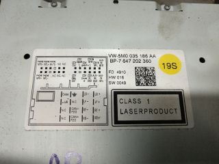 bontott VW TRANSPORTER Rádió / CD