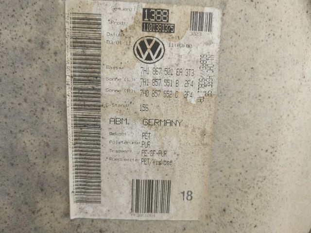 bontott VW TRANSPORTER Tetőkárpit