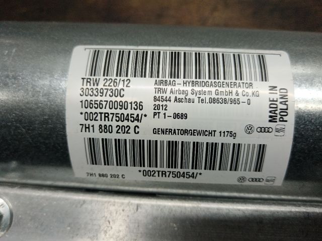 bontott VW TRANSPORTER Utasoldali Légzsák