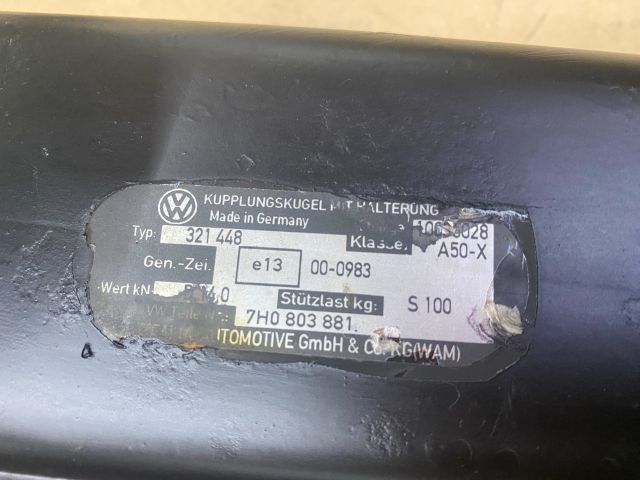 bontott VW TRANSPORTER Vonóhorog