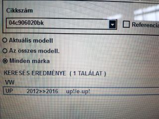 bontott VW UP Motorvezérlő