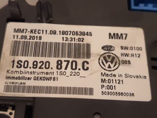 bontott VW UP Kilométeróra