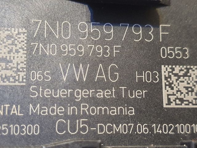 bontott VW UP Bal első Ajtó Vezérlőegység