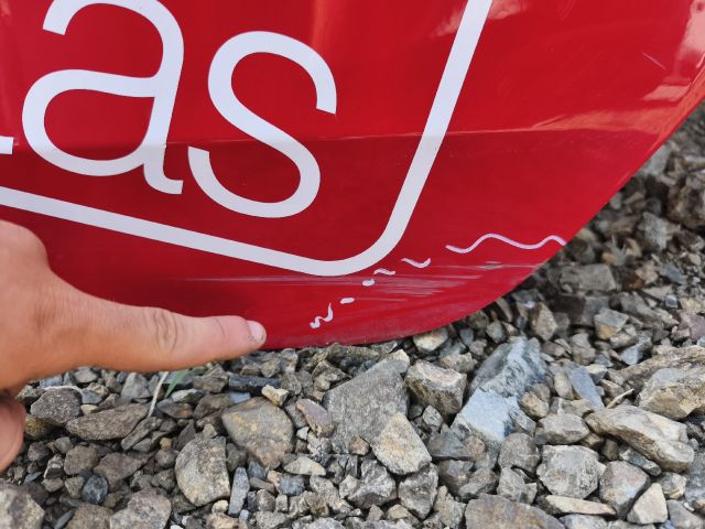 bontott VW UP Bal hátsó Ajtó (Üres lemez)