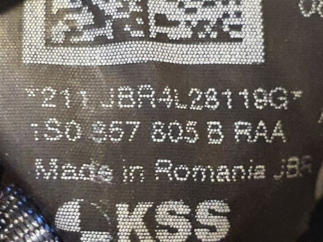 bontott VW UP Bal hátsó Biztonsági Öv