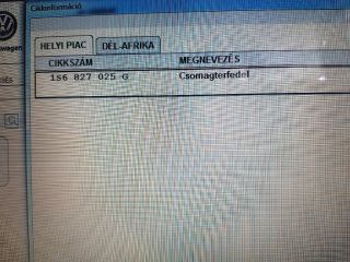 bontott VW UP Csomagtérajtó (Üres lemez)