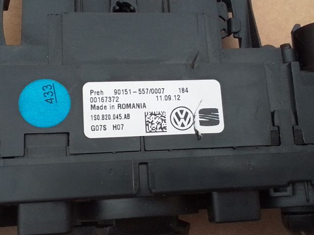 bontott VW UP Fűtéskapcsoló (manuális klímás)