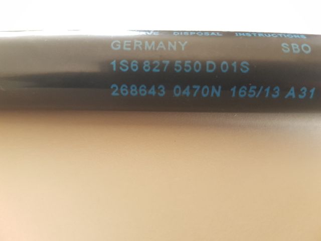 bontott VW UP Gázrugós Kitámasztó Teleszkóp Pár Csomagtérajtó