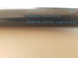 bontott VW UP Gázrugós Kitámasztó Teleszkóp Pár Csomagtérajtó