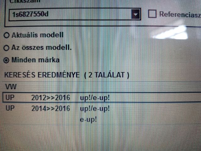 bontott VW UP Gázrugós Kitámasztó Teleszkóp Pár Csomagtérajtó