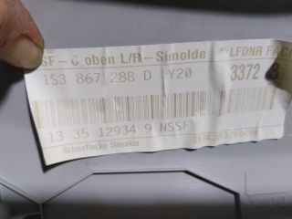 bontott VW UP Jobb C Oszlop Burkolat