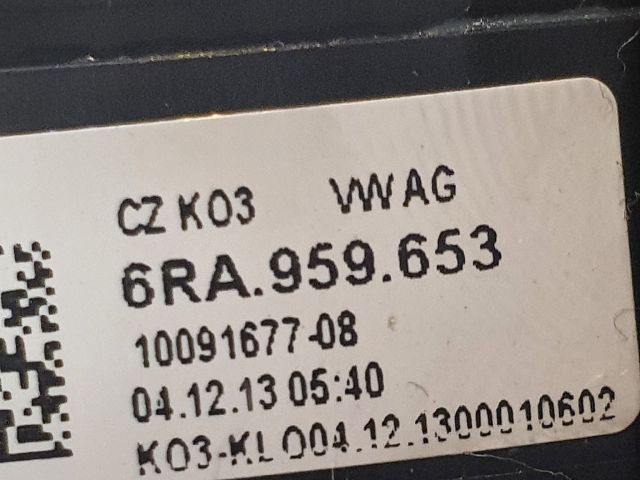 bontott VW UP Légzsák Átvezető Szalagkábel