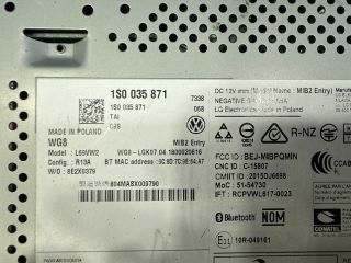 bontott VW UP Rádió / CD