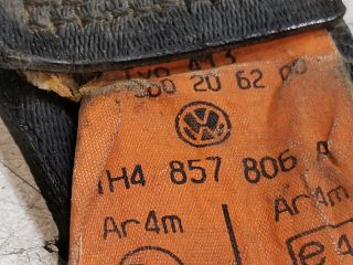bontott VW VENTO Jobb hátsó Biztonsági Öv
