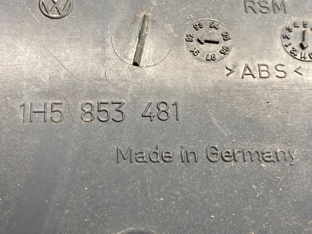 bontott VW VENTO Rendszámtábla Tartó