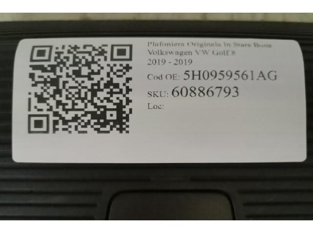 bontott VW VW GOLF VIII Beltér Világítás Első