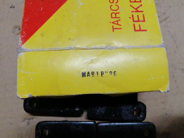 bontott WARTBURG 353 Első Pár Fékbetét